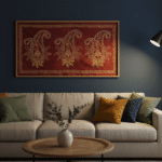 Paisley motif is seen as a symbol of blossoming life, tender fertility, and ever-growing love