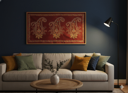 Paisley motif is seen as a symbol of blossoming life, tender fertility, and ever-growing love