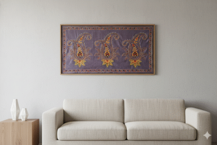 A gentle flow of life, woven in calm hues and quiet grace.