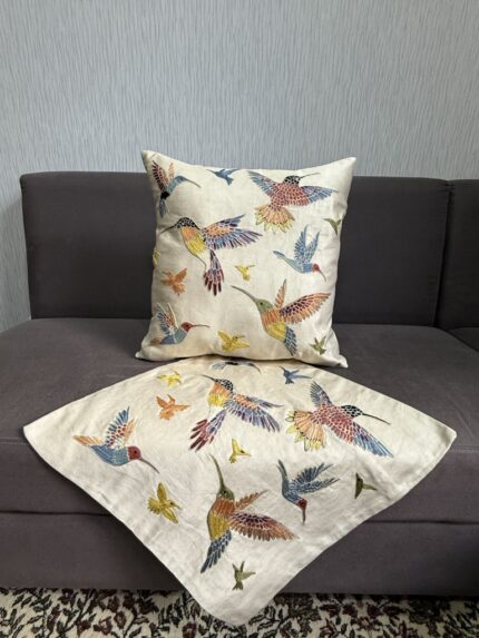 The Hummingbirds dance evokes a sense of freedom & joy amid the Calm of your interior design